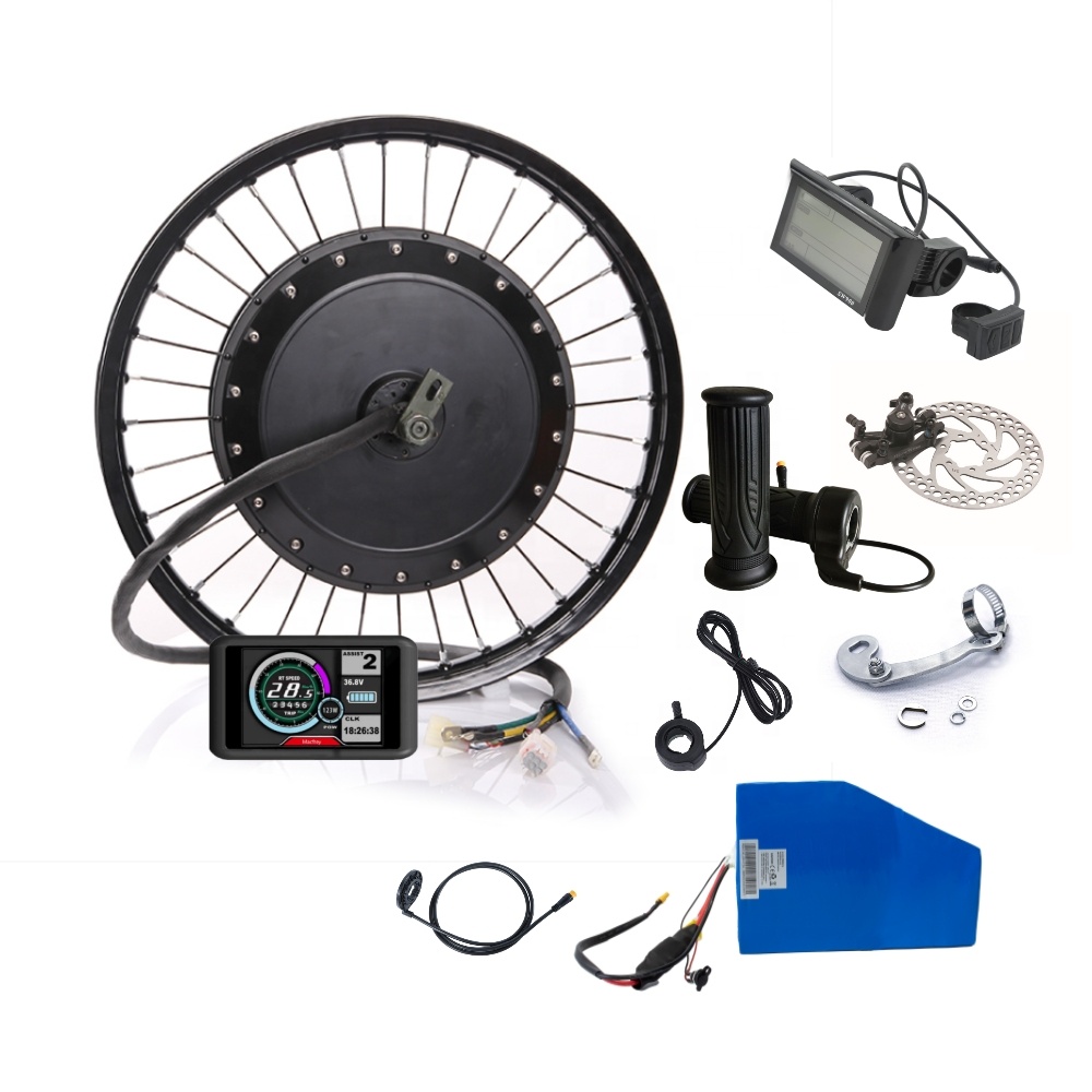 5000W Hub Motor Kit 72V - عزم دوران كبير دراجة كهربائية دراجة