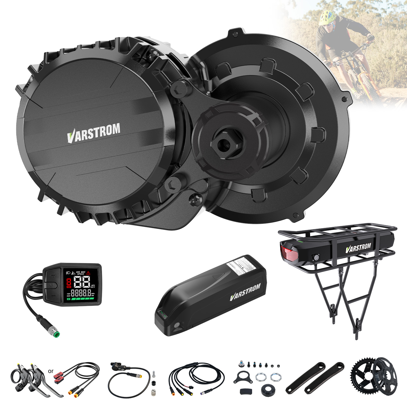 Side Hung Mid Drive Motor Kit - طقم محرك وسطي من نوع Varstrom