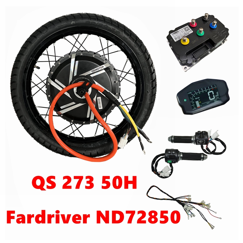 NBpower/QS273 50H 72 فولت 1200 - مراجعة 12000W Electric Motorcycle Hub Motor وسعره