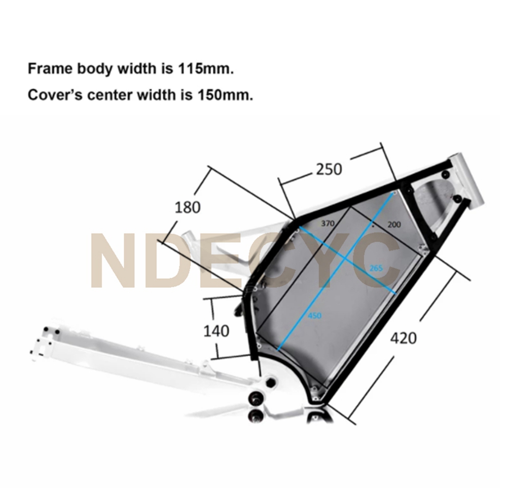 إطار دراجة كهربائية من NBpower - مراجعة 3000W Stealth Bomber Motor وسعره