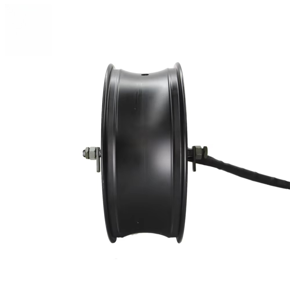 حار بيع: 17X6.0 بوصة 273 12000 - مراجعة 12000W Electric Motorcycle Hub Motor وسعره