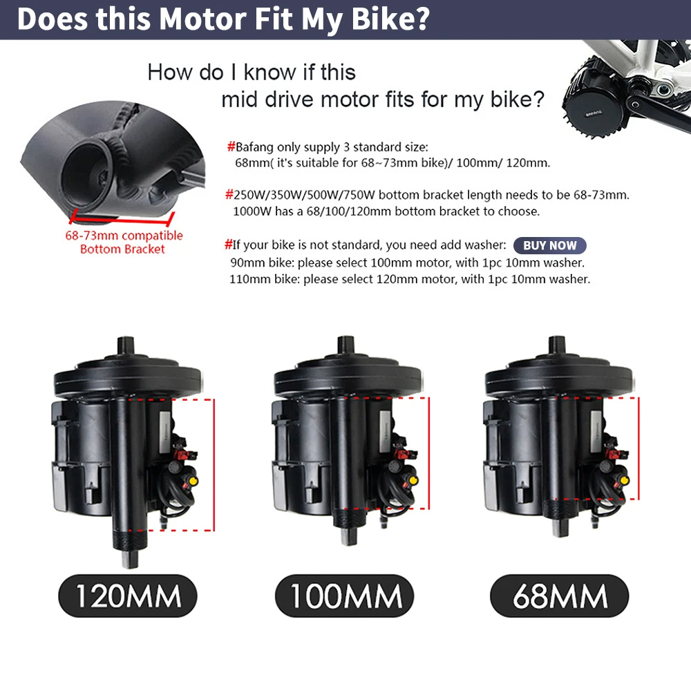 Bafang BBSHD 1000 واط 52 فولت  - مراجعة Side Hung Mid Drive Motor Kit وسعره