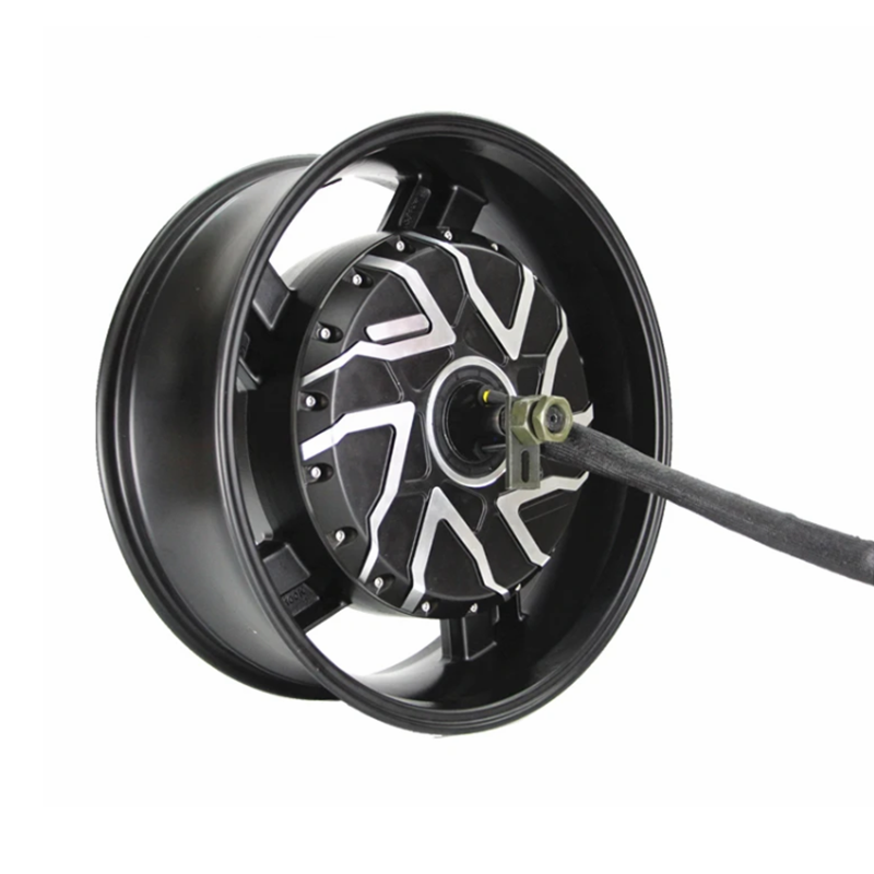QS موتور 12000 واط 17X6.0 بوصة - مراجعة 12000W Electric Motorcycle Hub Motor وسعره