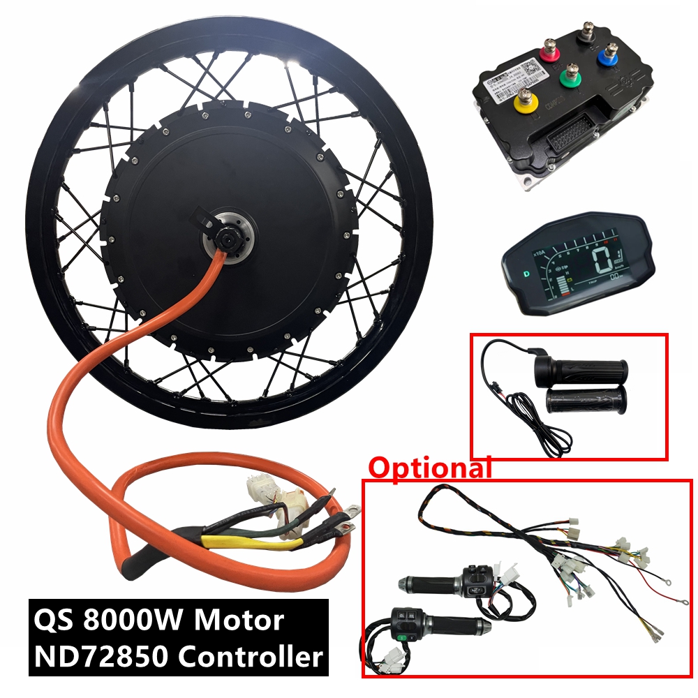 NBpower/QS273 V3 72 فولت 8000  - مراجعة 72V 8000W Brushless Hub Motor وسعره