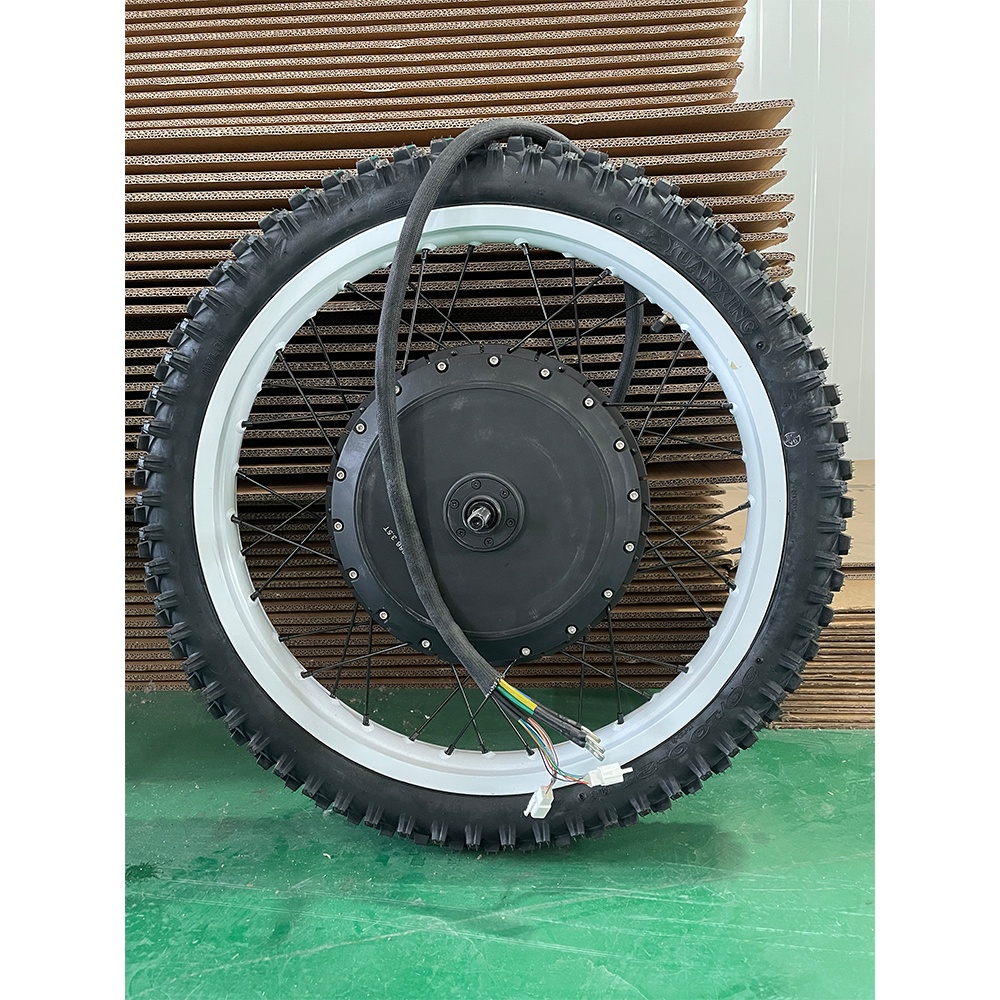 18 ''19'' 21'' عجلة دراجة ناري - مراجعة 72V 8000W Brushless Hub Motor وسعره