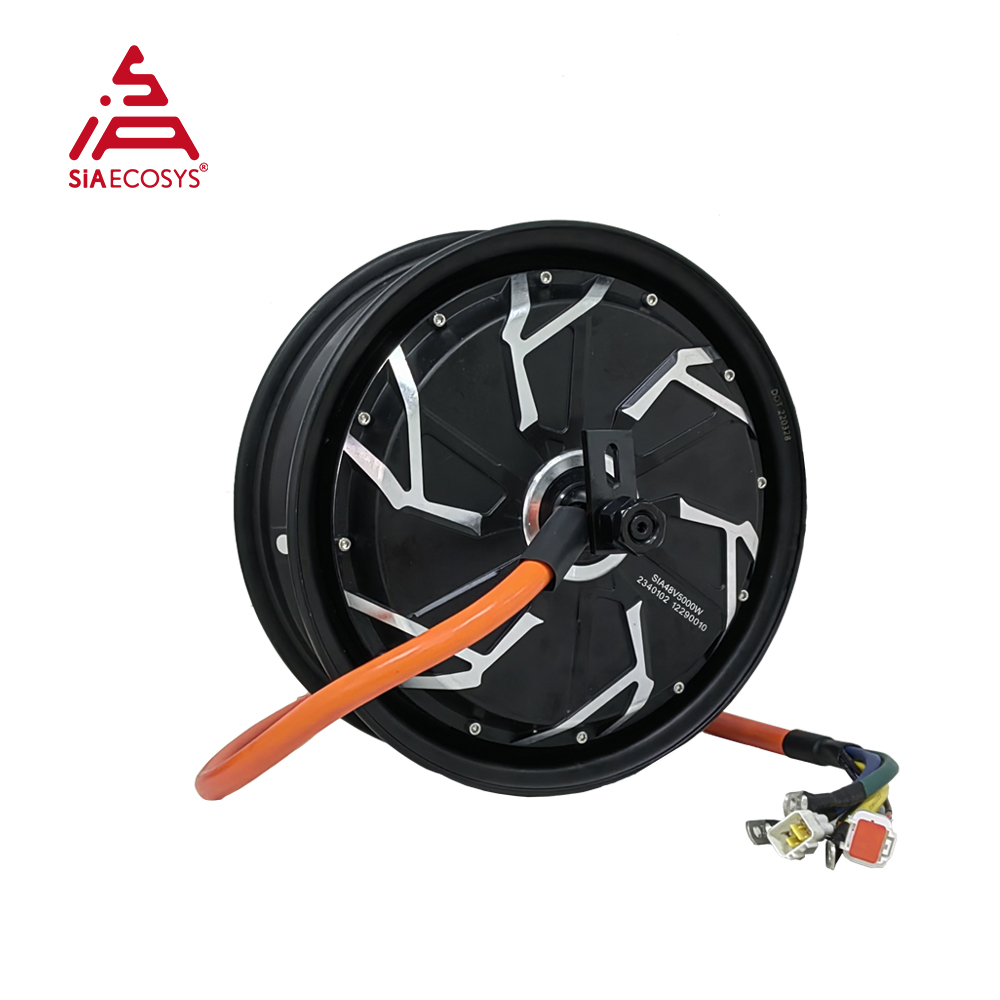 QS موتور 12*3.5 بوصة 5000 واط  - مراجعة 5000W Hub Motor Kit 72V وسعره