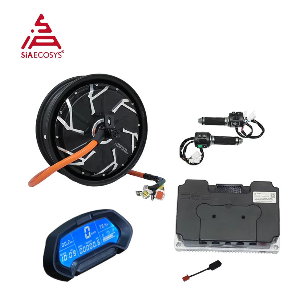 QS موتور 12*3.5 بوصة 5000 واط  - مراجعة 5000W Hub Motor Kit 72V وسعره
